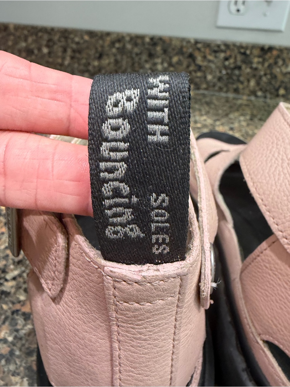 Dr martens Platform Fisherman Sandals in Light Pink size 7 - Picture 6 of 9
